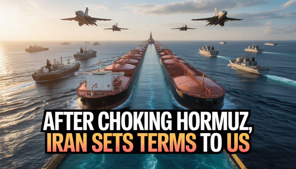 After Choking Hormuz, Iran Sets Terms To US | Stop War and Pay Damages!